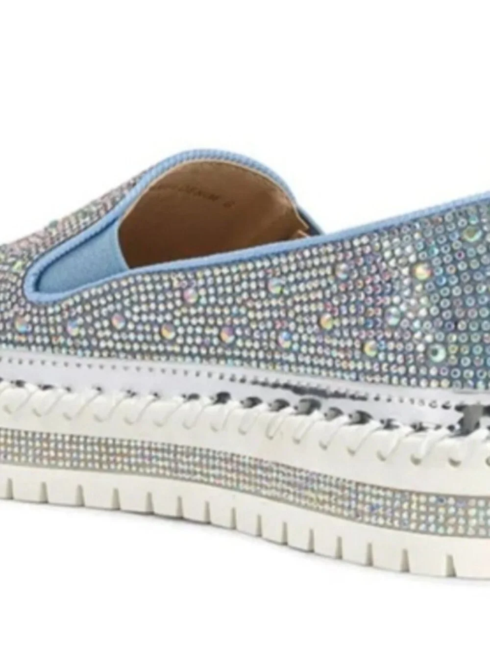 Azalea Wang Denim Slip-on Sneaker - NEW w/ Box Size 8